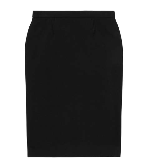 burberry wool black skirt|burberry skirt for women.